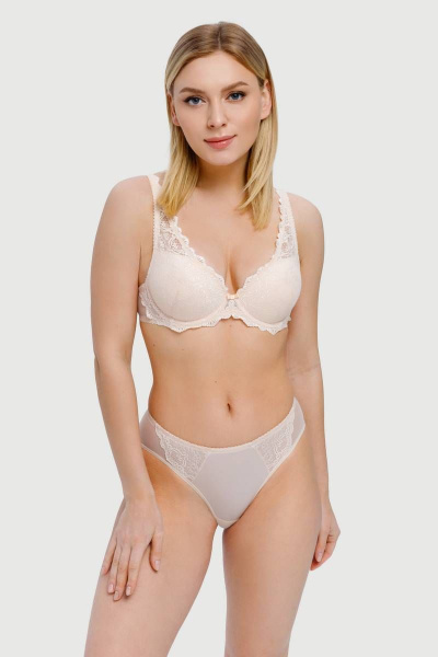 Бюстгальтер кружевной с балконетной формой для комфортной посадки Milady 111 8.49 - фото 2