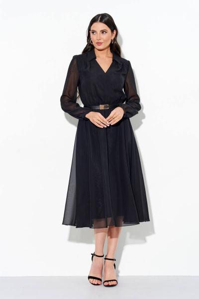 Платье IVA 1061 черный - фото 3