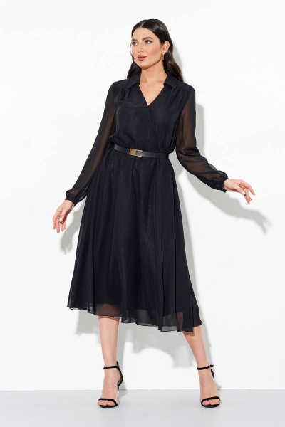 Платье IVA 1061 черный - фото 2