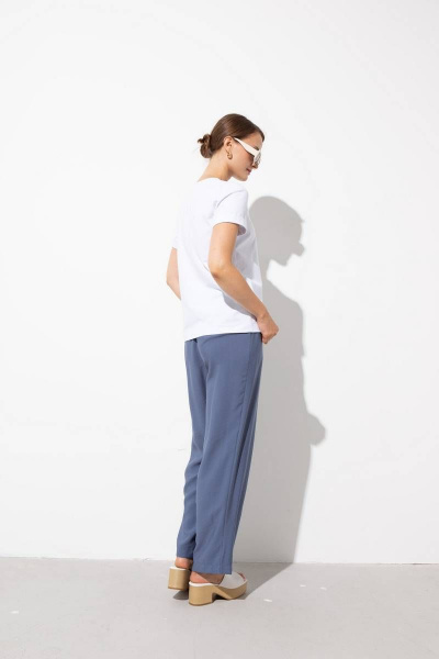 Джемпер с коротким рукавом и печатью из хлопка и трикотажа Femme & Devur 30712 1.1F(170) - фото 4