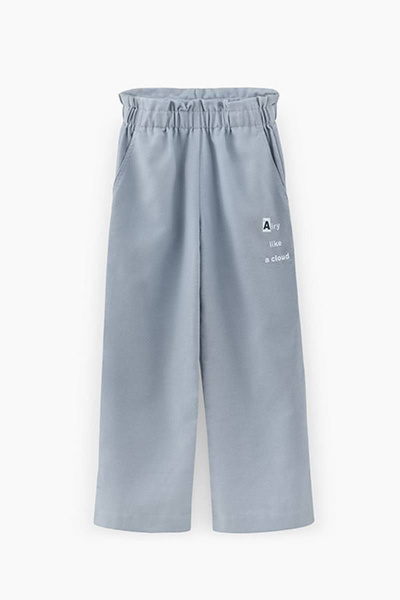 Широкие джинсовые брюки с высокой талией Bell Bimbo 231054 деним - фото 2