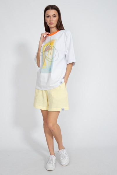 Шорты муслин из хлопка свободного кроя для летних дней Kivviwear 4129.03 - фото 9