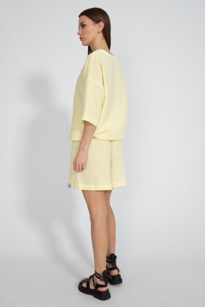 Шорты муслин из хлопка свободного кроя для летних дней Kivviwear 4129.03 - фото 7