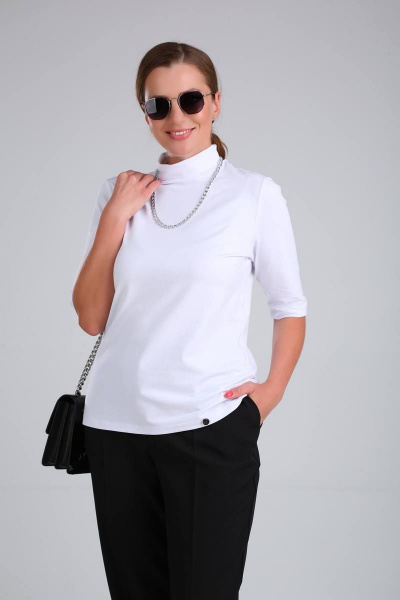 Джемпер Bliss 8062 белый - фото 5