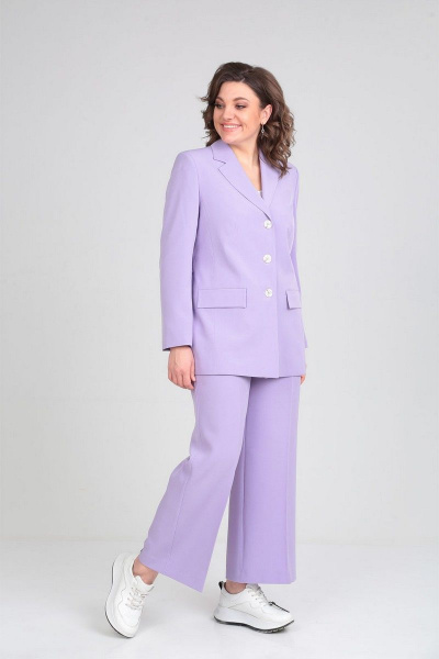 Брюки, жакет VIA-Mod 547 сирень - фото 1