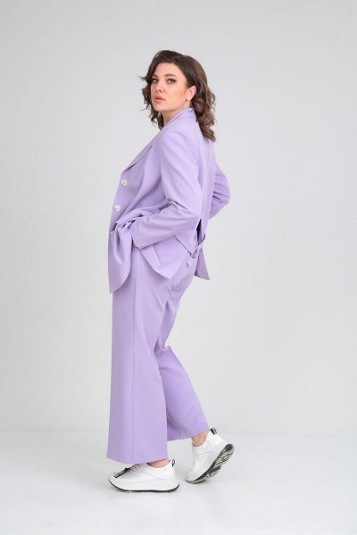 Брюки, жакет VIA-Mod 547 сирень - фото 4