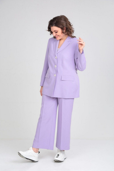 Брюки, жакет VIA-Mod 547 сирень - фото 2