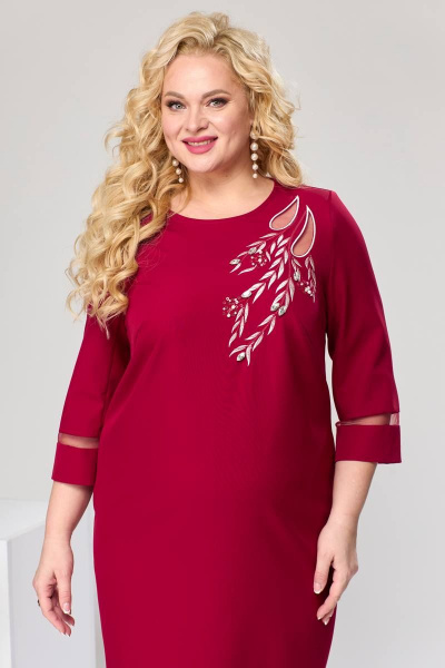 Платье Romanovich Style 1-2426 бордо - фото 3