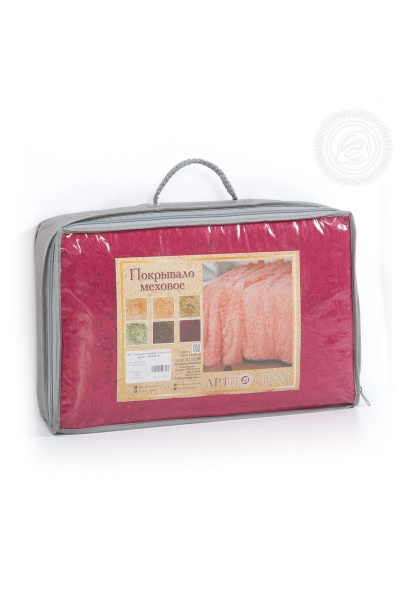 Плед АРТПОСТЕЛЬ 2821 бордо - фото 6