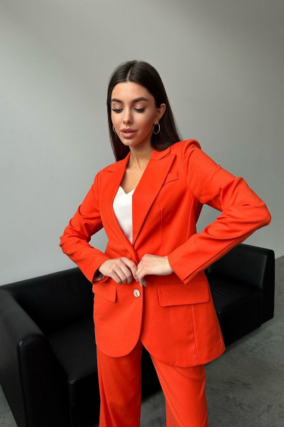 Жакет THE.WOMAN 0062 оранжевый - фото 1