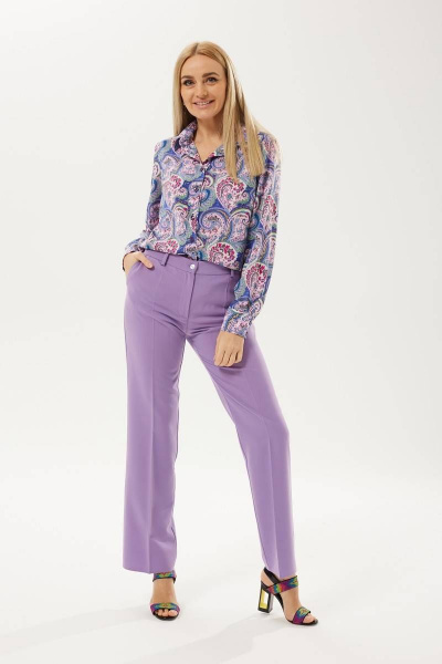 Рубашка Ma Сherie 1005 лаванда - фото 7