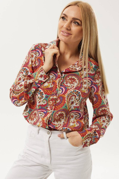 Рубашка Ma Сherie 1005 рыжий - фото 4