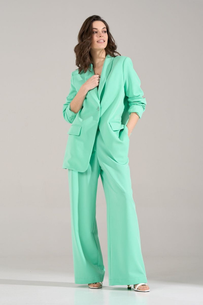 Брюки, жакет RINKA 1134/1 мята - фото 18