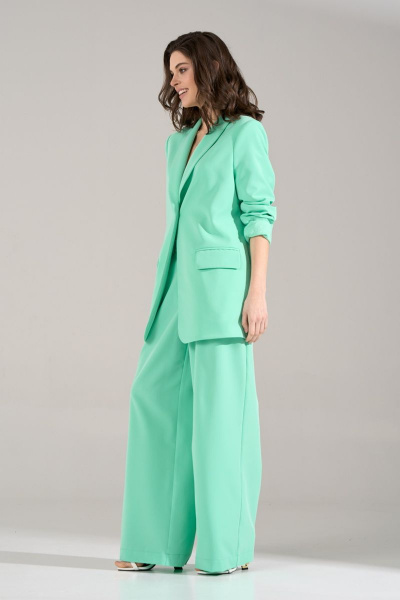 Брюки, жакет RINKA 1134/1 мята - фото 16
