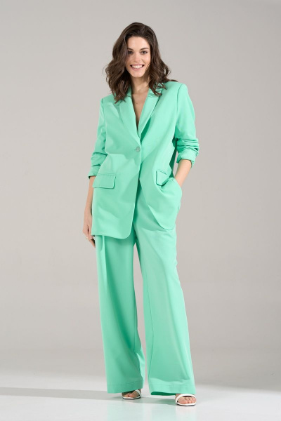 Брюки, жакет RINKA 1134/1 мята - фото 15