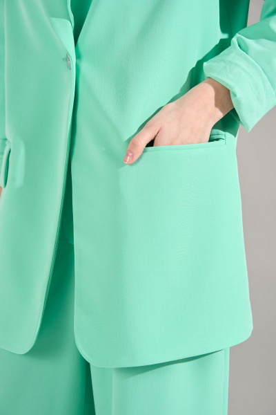 Брюки, жакет RINKA 1134/1 мята - фото 9