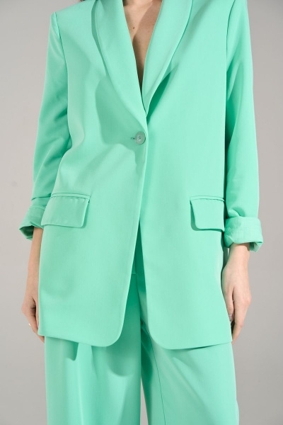 Брюки, жакет RINKA 1134/1 мята - фото 8