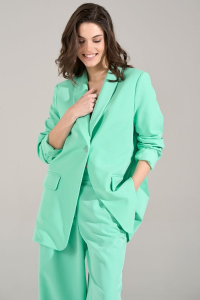Брюки, жакет RINKA 1134/1 мята - фото 5