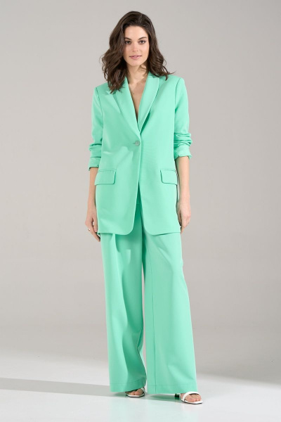Брюки, жакет RINKA 1134/1 мята - фото 1