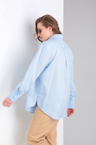 Рубашка Bliss 8215 голубой - фото 3