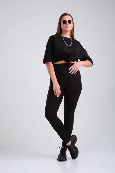 Леггинсы Bliss 131 черный - фото 3