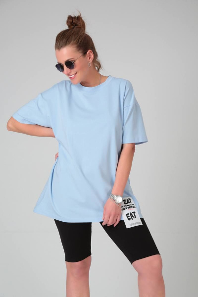 Велосипедки женские из трикотажа на резинке лето Bliss 132 черный - фото 6