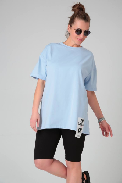 Велосипедки женские из трикотажа на резинке лето Bliss 132 черный - фото 5