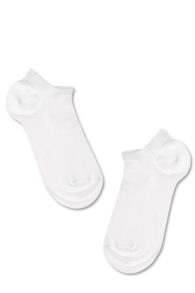 Летние ультракороткие носки BAMBOO из бамбуковой пряжи CONTE Elegant_Bamboo белый - фото 3