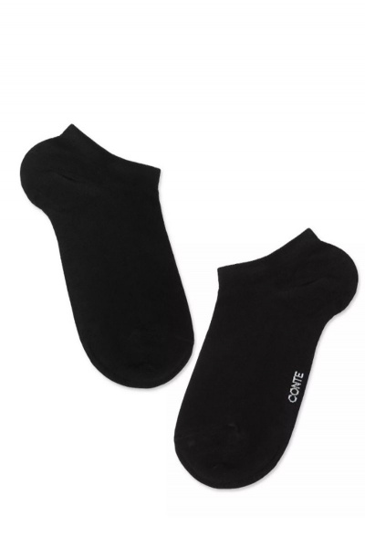 Летние черные носки BAMBOO из мягкого трикотажа CONTE Elegant_Bamboo черный - фото 1