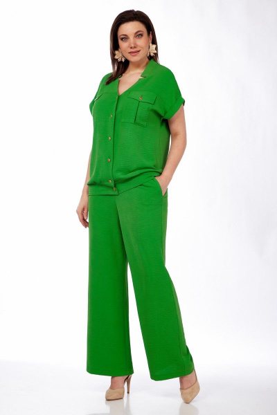Блуза, брюки Matini 1.1688 зеленый - фото 4