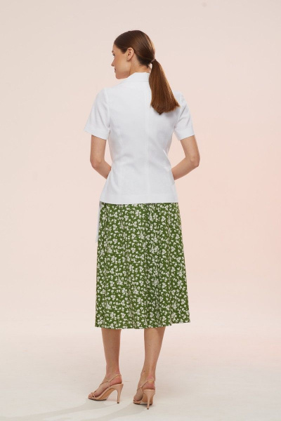 Жакет с коротким рукавом и юбка-клеш на каждый день Ларс Стиль 762 - фото 4