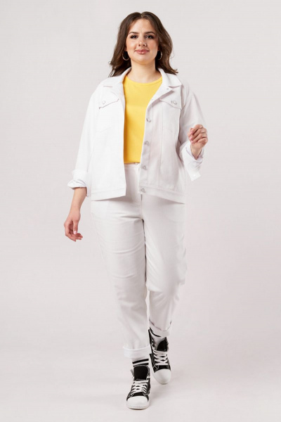 Брюки палаццо из струящейся ткани с высокой талией Andina city 202 - фото 3