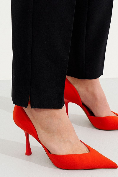 Элегантные брюки со стрелками из костюмной ткани Ketty К-01960 черный - фото 4