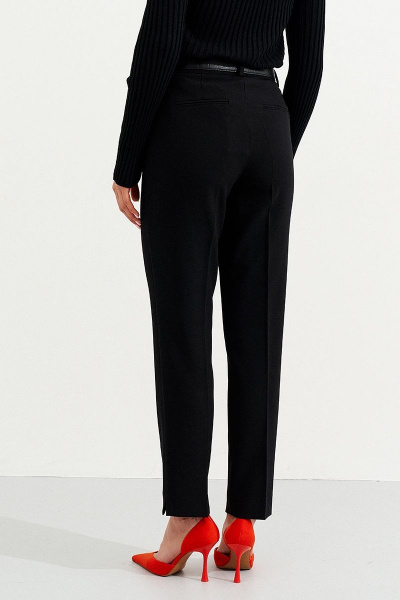 Элегантные брюки со стрелками из костюмной ткани Ketty К-01960 черный - фото 2