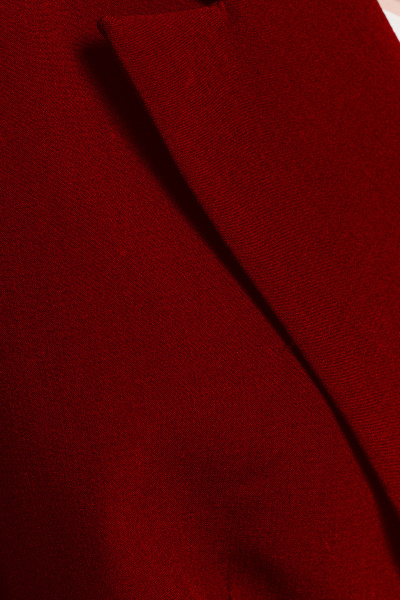 Элегантный красный офисный костюм из плотной ткани с молнией Панда 113910w терракотовый - фото 7