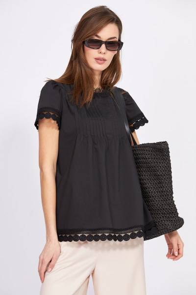 Брюки классические из текстиля с эластичной тесьмой EOLA 2394 бежевый - фото 10