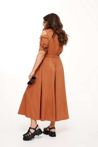 Платье Beautiful&Free 6029 терракот - фото 5
