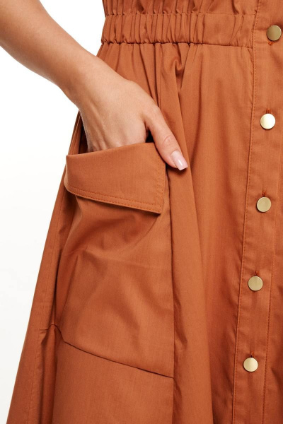 Платье Beautiful&Free 6029 терракот - фото 11