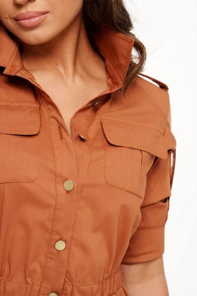 Платье Beautiful&Free 6029 терракот - фото 10