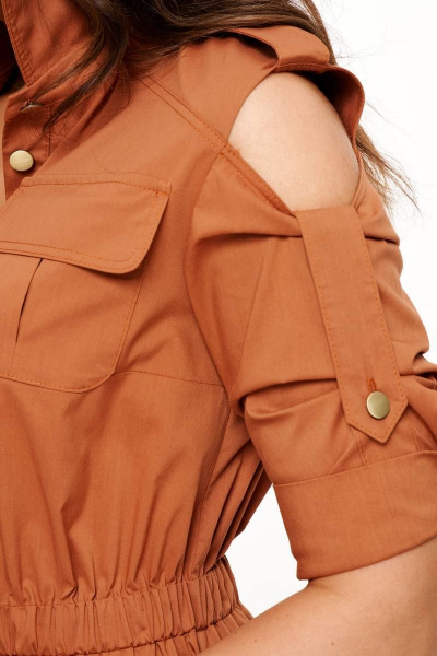 Платье Beautiful&Free 6029 терракот - фото 9