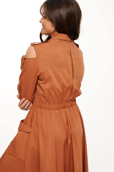 Платье Beautiful&Free 6029 терракот - фото 7