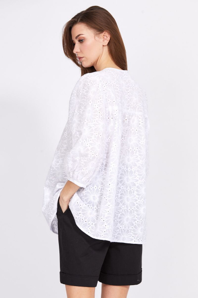 Черные шорты с высокой талией и завязкой на бант EOLA 2416 черный - фото 3