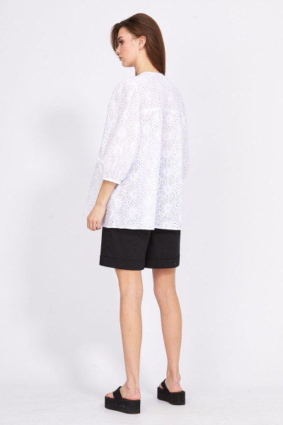 Черные шорты с высокой талией и завязкой на бант EOLA 2416 черный - фото 6