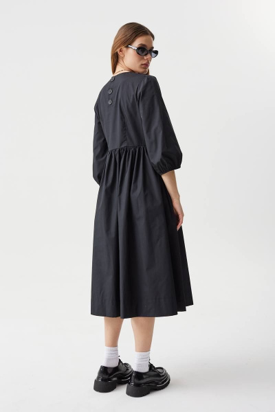Платье свободного покроя из текстиля для повседневных образов MilMil 1059ВК Мальбек - фото 4