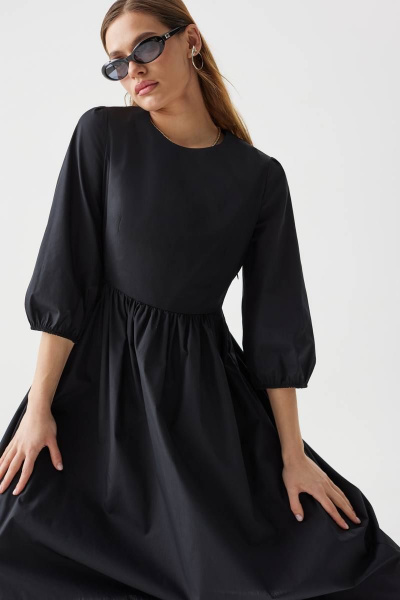 Платье свободного покроя из текстиля для повседневных образов MilMil 1059ВК Мальбек - фото 2