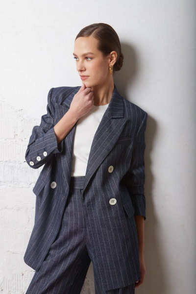 Брюки и жакет из текстиля для делового образа DAVYDOV 6224.1 - фото 6