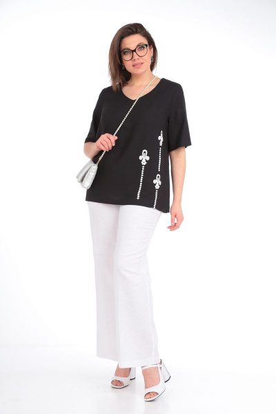 Блуза Lady Secret 096 черный - фото 6