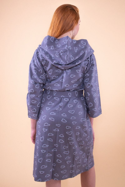 Халат 8 Марта 16230-3С5047Д40-158,164 набивной - фото 2