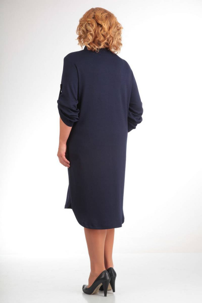 Платье Pretty 473 синий - фото 2