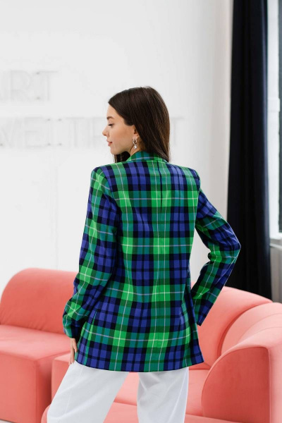 Жакет Ivera 3034 синий, зеленый - фото 3